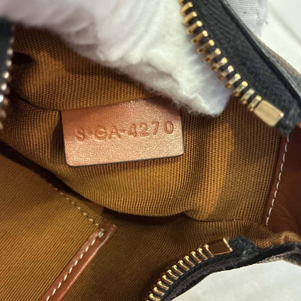 Celine Ava Bag Triomphe Coated Canvas #244366C15B - Picture 7 of 7
